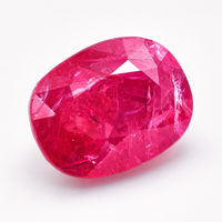 2.35 Natural Corundum Ruby Rectangular Cushion Mixed Cut Gemstone