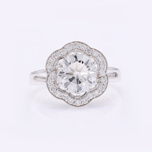 2.38 Carats Lab Grown Diamond 14K Gold Ring