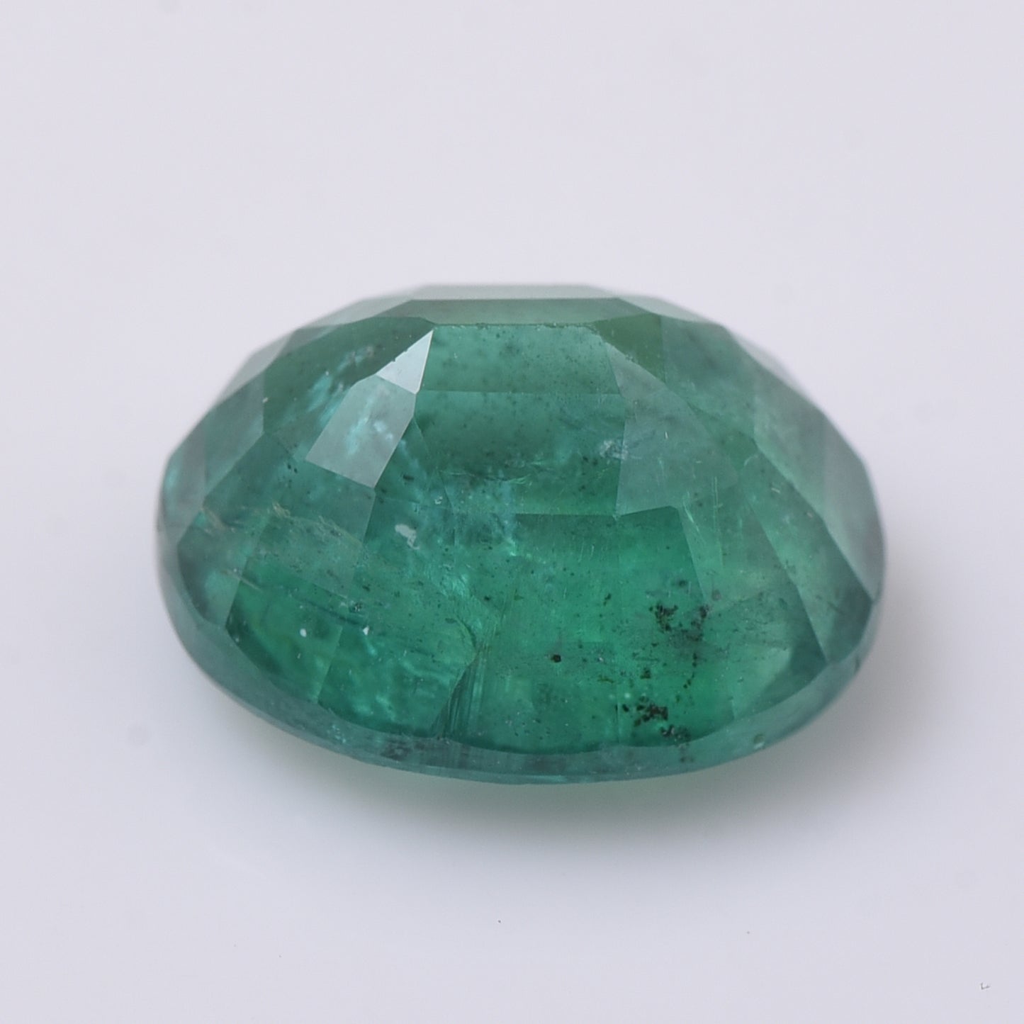 4.09 Natural Beryl Emerald Oval Mixed Cut Gemstone