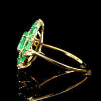 2.31 Ct Oval Emerald 14K Gold Ring