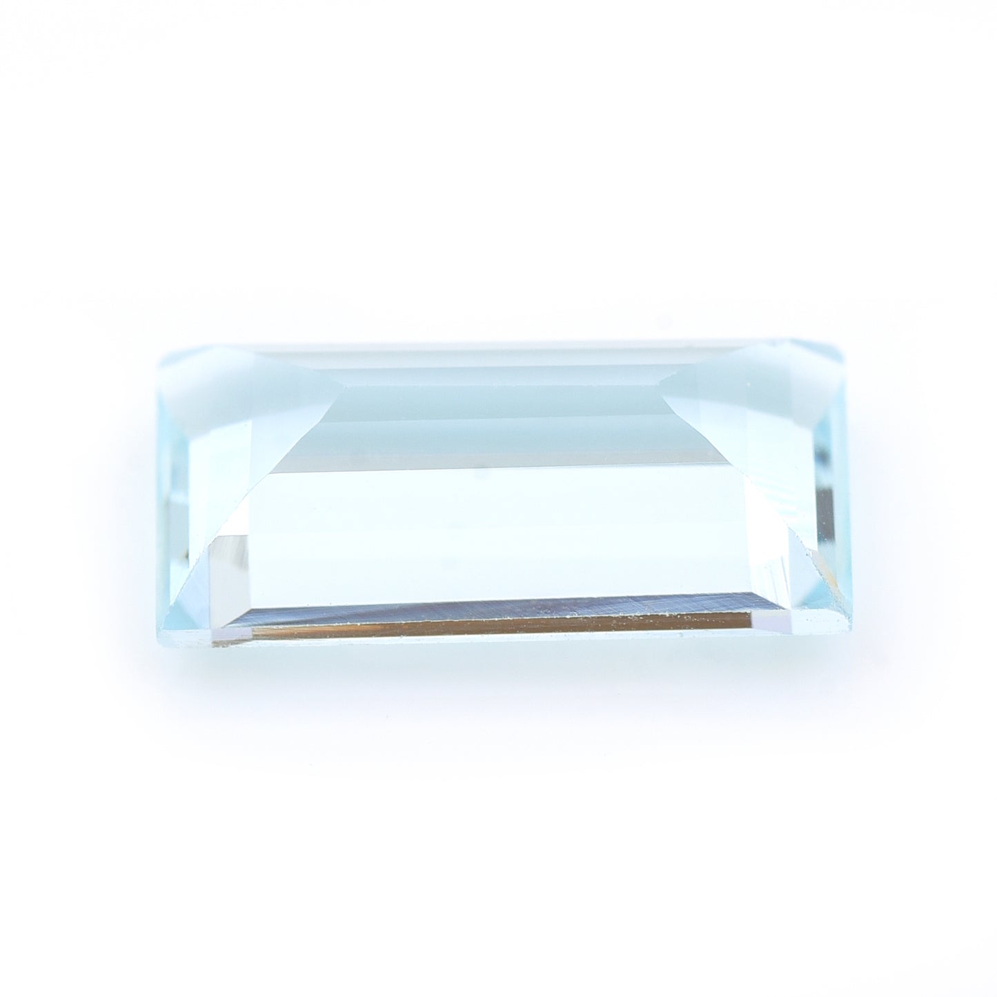 4.76 Natural Beryl Aquamarine Rectangular Step Cut Gemstone