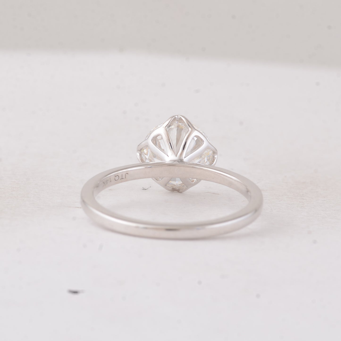 2.03 Carats Lab Grown Diamond 14K Gold Ring