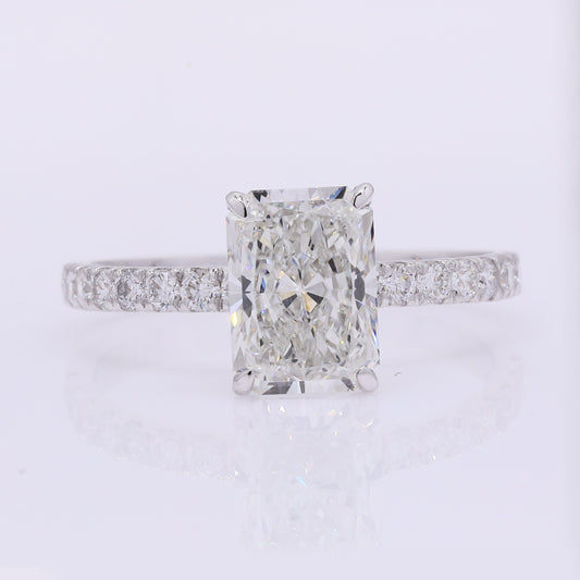 2.26 Carats Lab Grown Diamond 14K Gold Ring