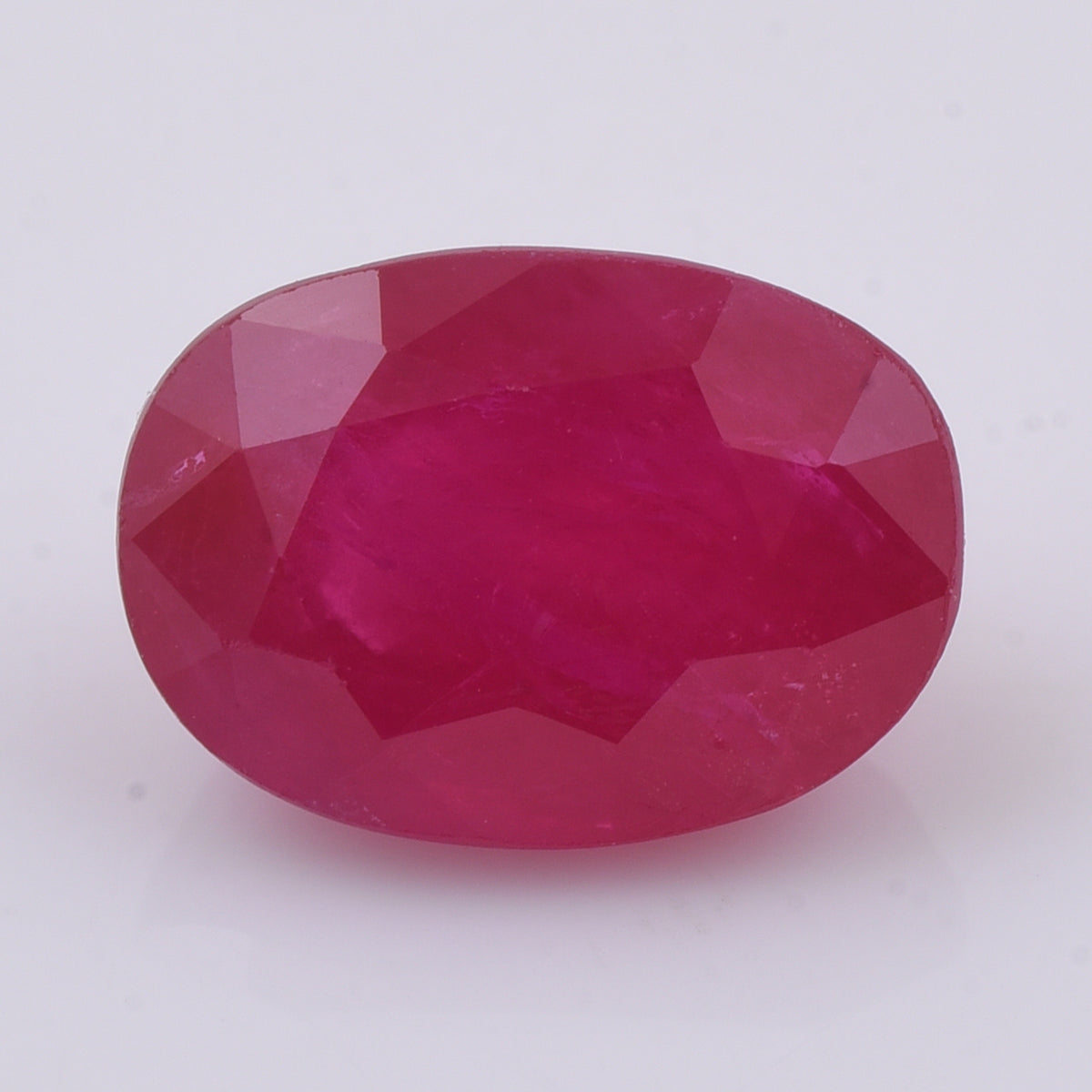 1.57 Natural Corundum Ruby Oval Mixed Cut Gemstone