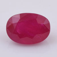 1.57 Natural Corundum Ruby Oval Mixed Cut Gemstone