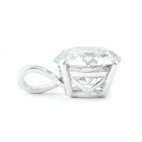 3.10 Carats Lab Grown Diamond 14K Gold Pendant