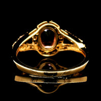 1.33 Ct Oval Tourmaline 14K Gold Ring