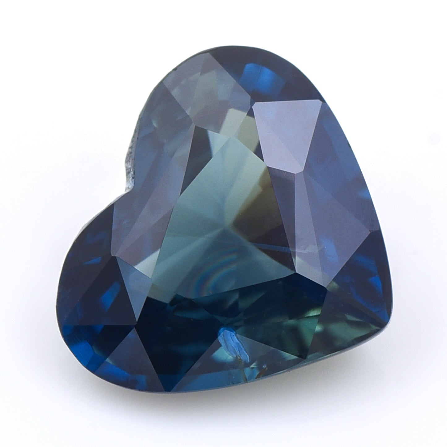2.53 Natural Corundum Sapphire Heart Mixed Cut Gemstone