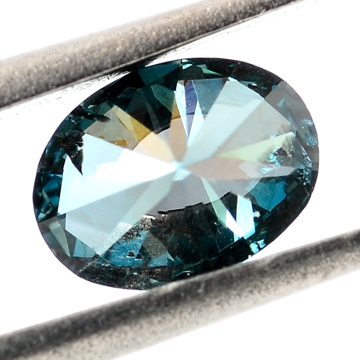0.31 Carat Blue Diamond Oval Loose Gemstone