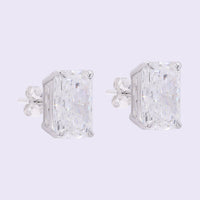 3.81 Carats Lab Grown Diamond 14K Gold Earrings