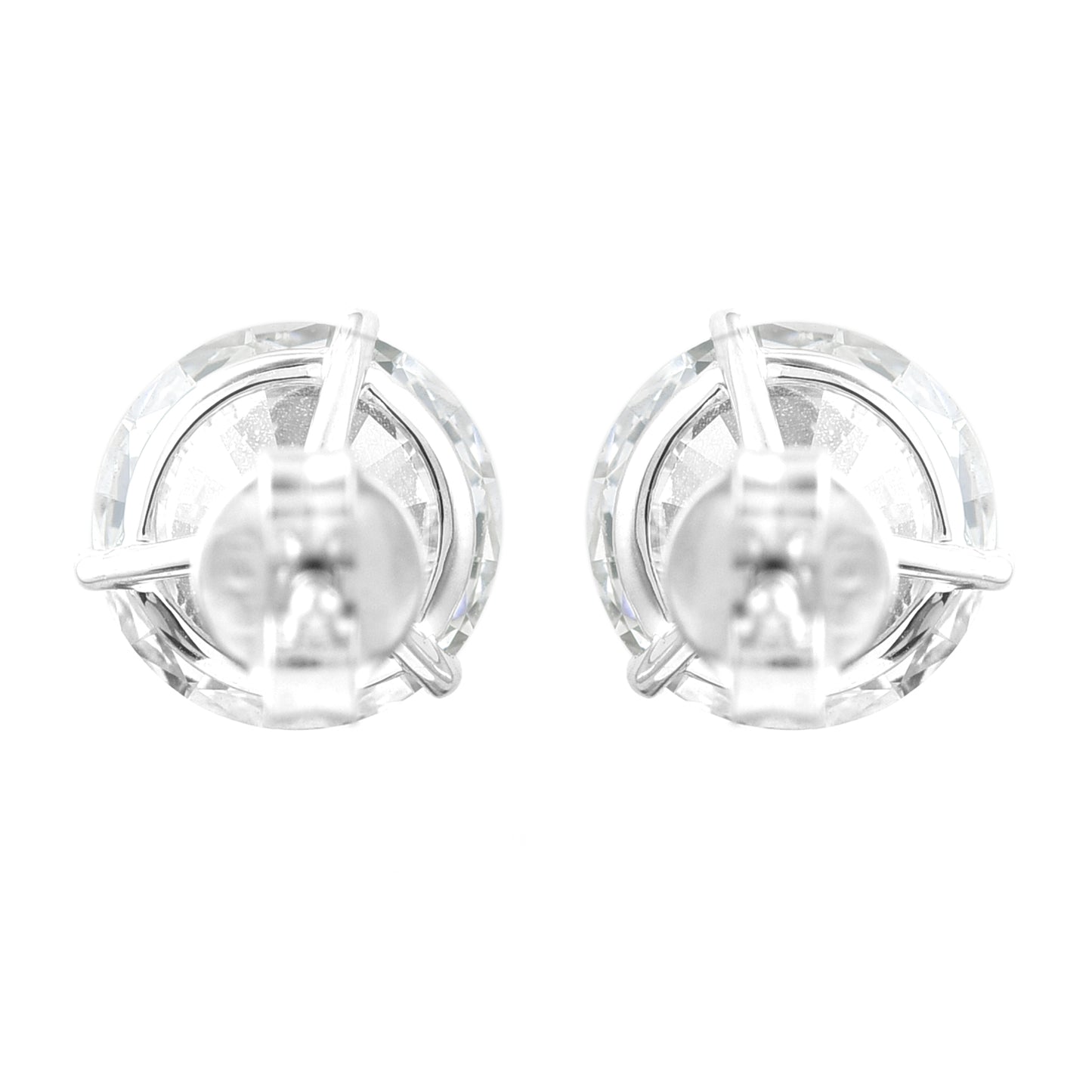 4.15 Carats Lab Grown Diamond 14K Gold Earrings