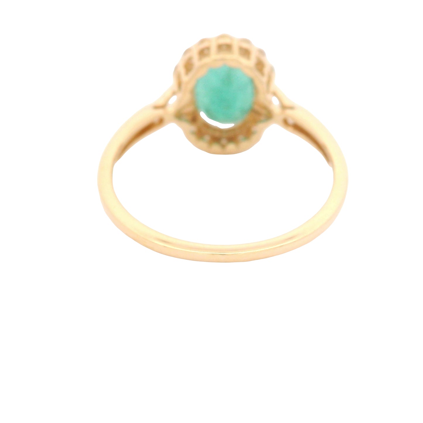 1.60 Ct Oval Emerald 14K Gold Ring