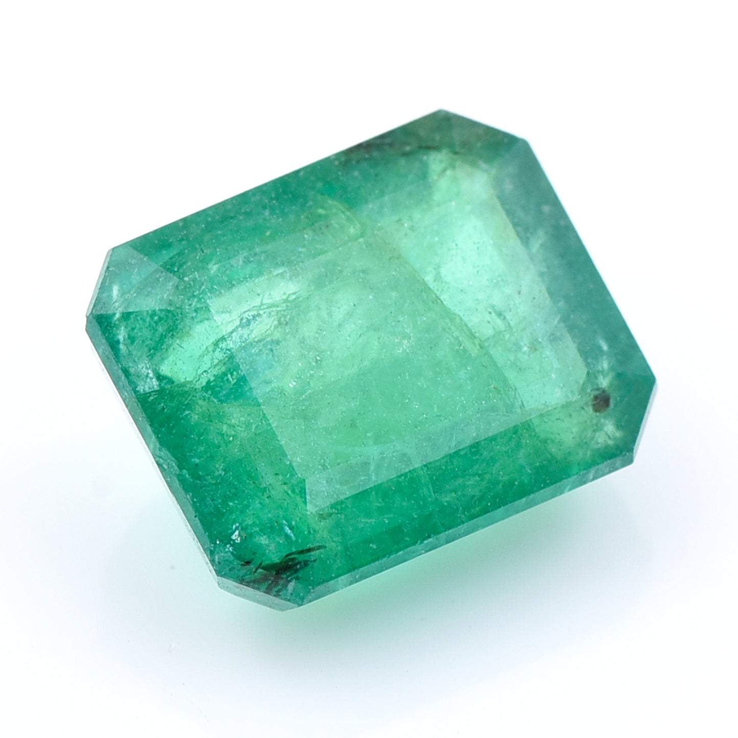 3.48 Natural Beryl Emerald Emerald Cut Gemstone
