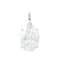 3.00 Carats Lab Grown Diamond 14K Gold Pendant