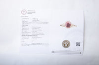 2.03 Ct Oval Mixed Cut Natural Corundum Ruby 14K Gold Ring