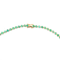 21.53 Ct Natural Emerald 14K Gold Necklace
