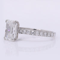 2.39 Carats Lab Grown Diamond 950 Platinum Ring