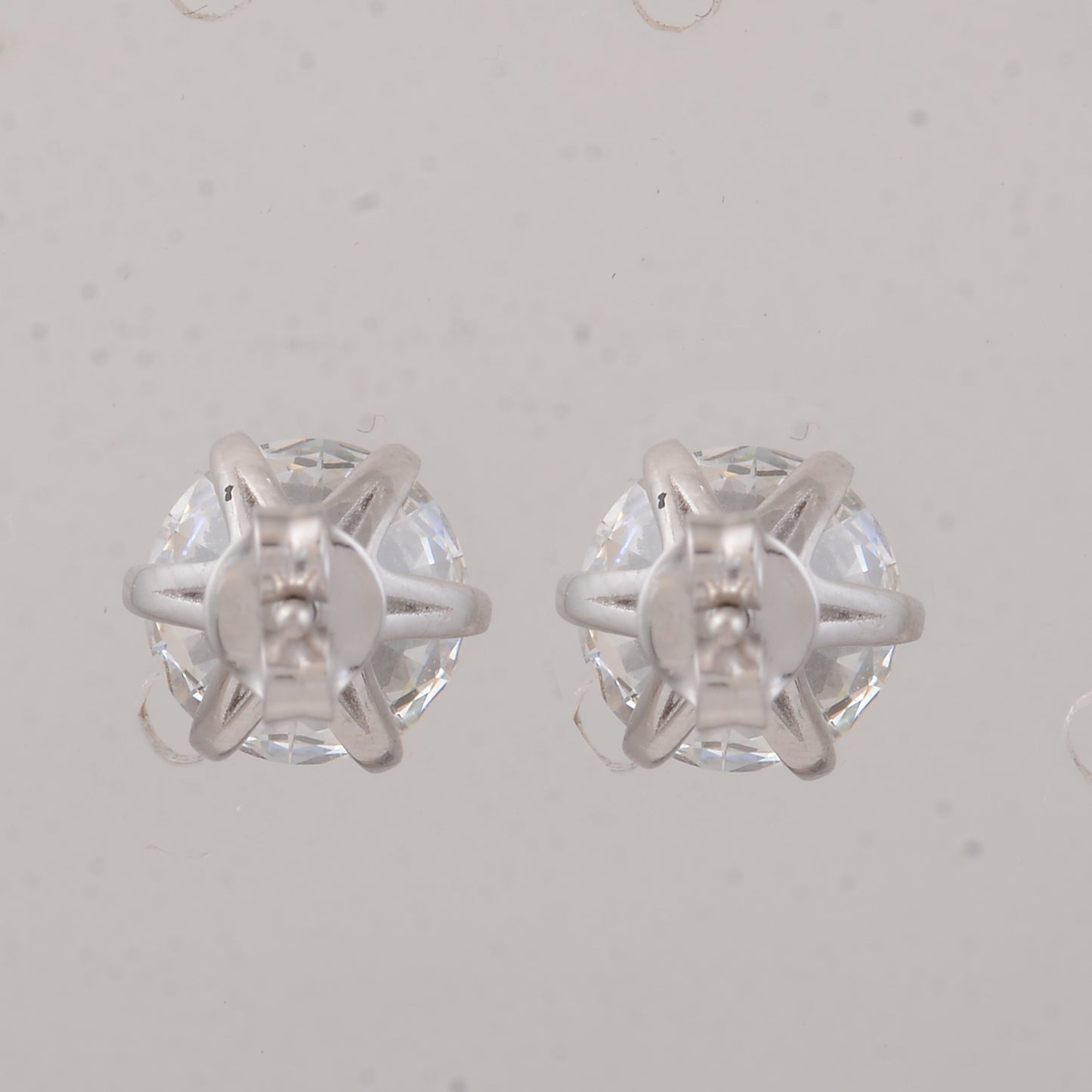 4.06 Carats Lab Grown Diamond 14K Gold Earrings