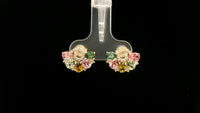 1.95 Ct Oval Tourmaline 14K Gold Earrings