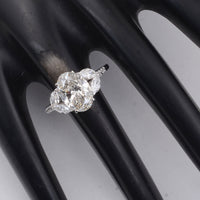 3.19 Carats Lab Grown Diamond 14K Gold Ring