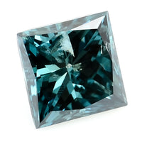 0.28 Blue Diamond Sqaure Loose Gemstone