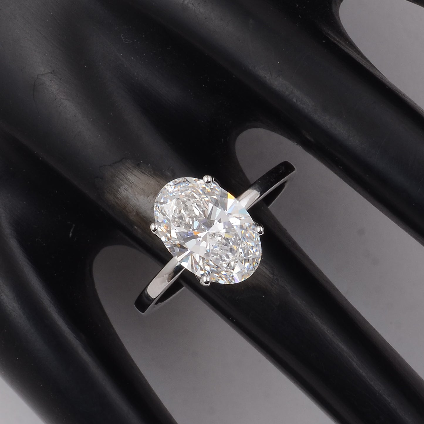 2.56 Carats Lab Grown Diamond 14K Gold Ring