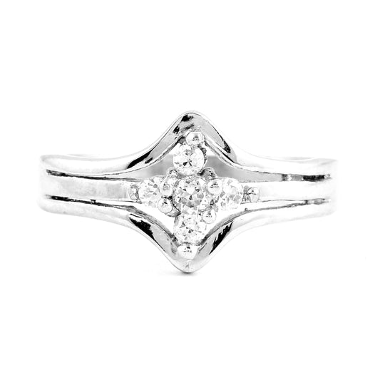 0.67 Ct Cubic Zirconia 925 Sterling Silver Ring