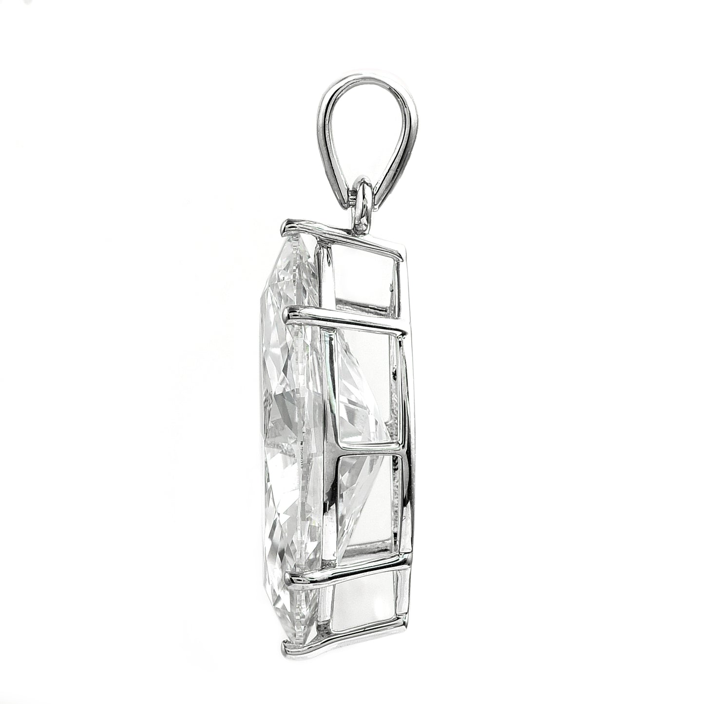 4.90 Ct Marquise Brilliant Lab Grown Diamond 14K Gold Pendant