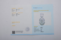 3.45 Carats Lab Grown Diamond 14K Gold Pendant