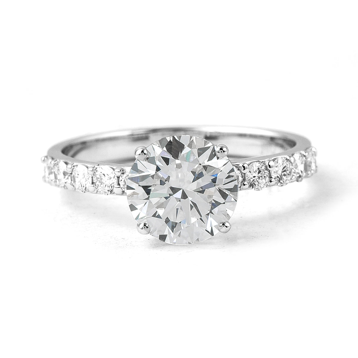 2.22 Carats Lab Grown Diamond 14K Gold Ring