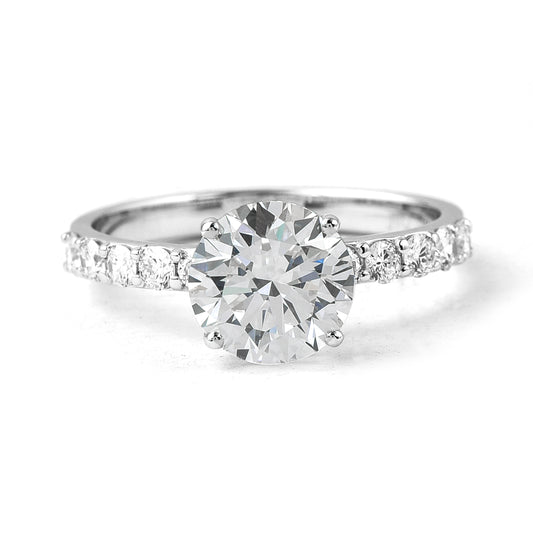 2.22 Carats Lab Grown Diamond 14K Gold Ring