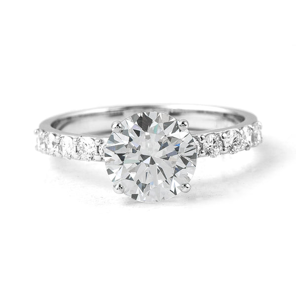 2.22 Carats Lab Grown Diamond 14K Gold Ring
