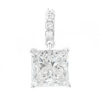 3.03 Carats Lab Grown Diamond 14K Gold Pendant