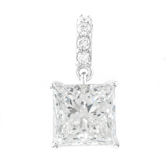 3.03 Carats Lab Grown Diamond 14K Gold Pendant