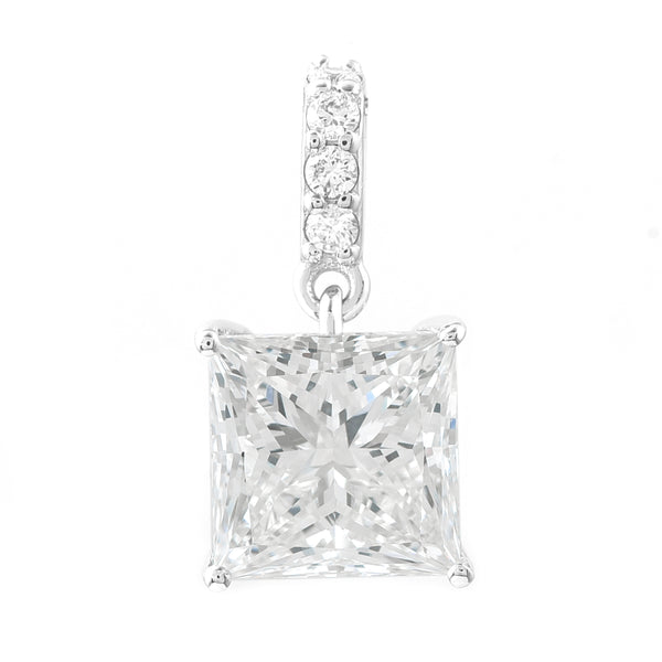3.03 Carats Lab Grown Diamond 14K Gold Pendant