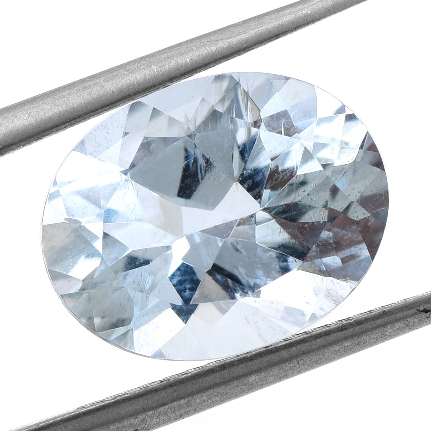 4.1 Natural Beryl Aquamarine Oval Mixed Cut Gemstone