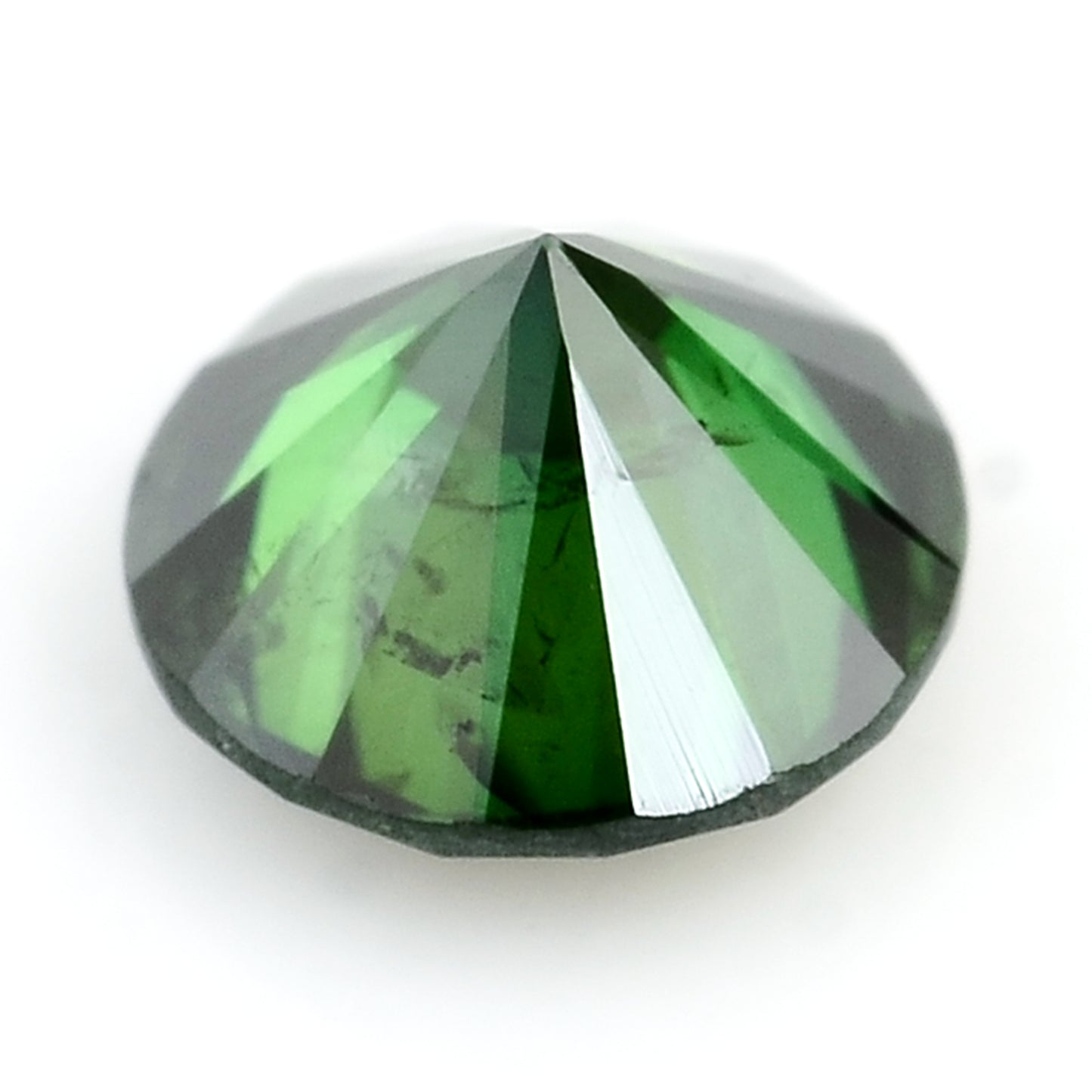 0.30 Green Diamond Round Loose Gemstone