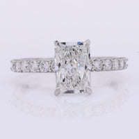 2.33 Carats Lab Grown Diamond 950 Platinum Ring