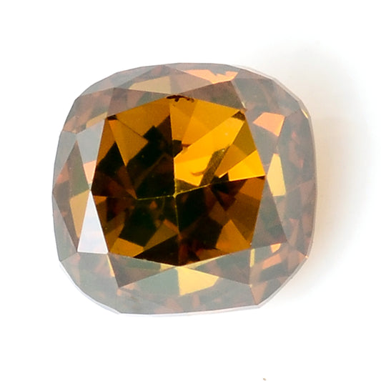 0.35 Carat Red Diamond Cushion Loose Gemstone