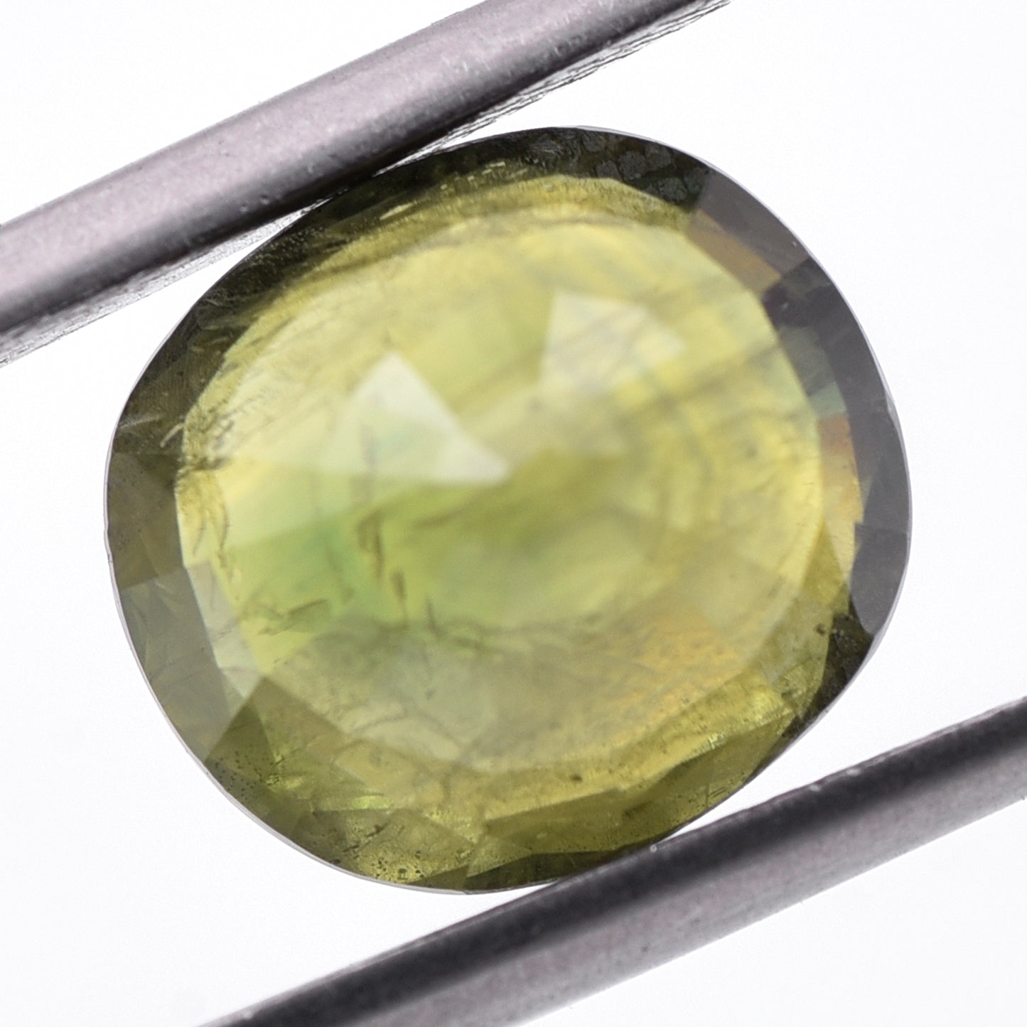 7.99 Natural Corundum Green Sapphire Rectangular Cushion Mixed Cut Gemstone