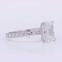 2.42 Carats Lab Grown Diamond 14K Gold Ring