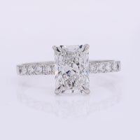 2.18 Carats Lab Grown Diamond 950 Platinum Ring