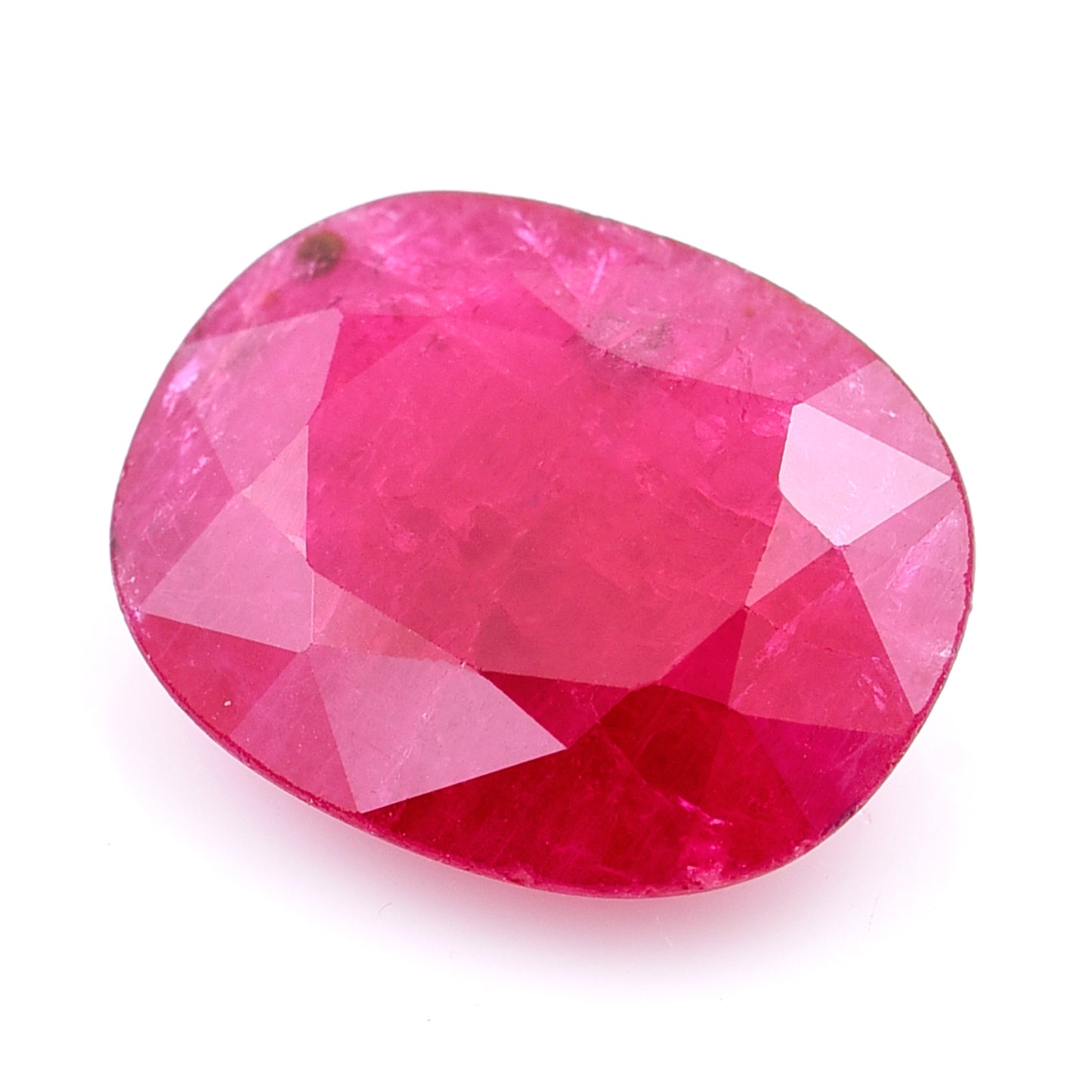 4.55 Natural Corundum Ruby Oval Mixed Cut Gemstone