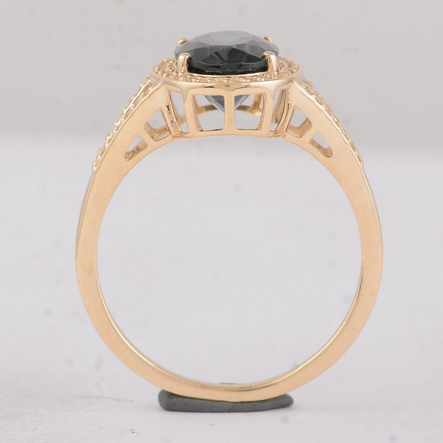 2.49 Ct Oval Tourmaline 9K Gold Ring