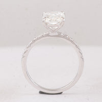 3.35 Carats Lab Grown Diamond 14K Gold Ring
