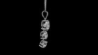 5.58 Ct Round Lab Grown Diamond 14K Gold Pendant