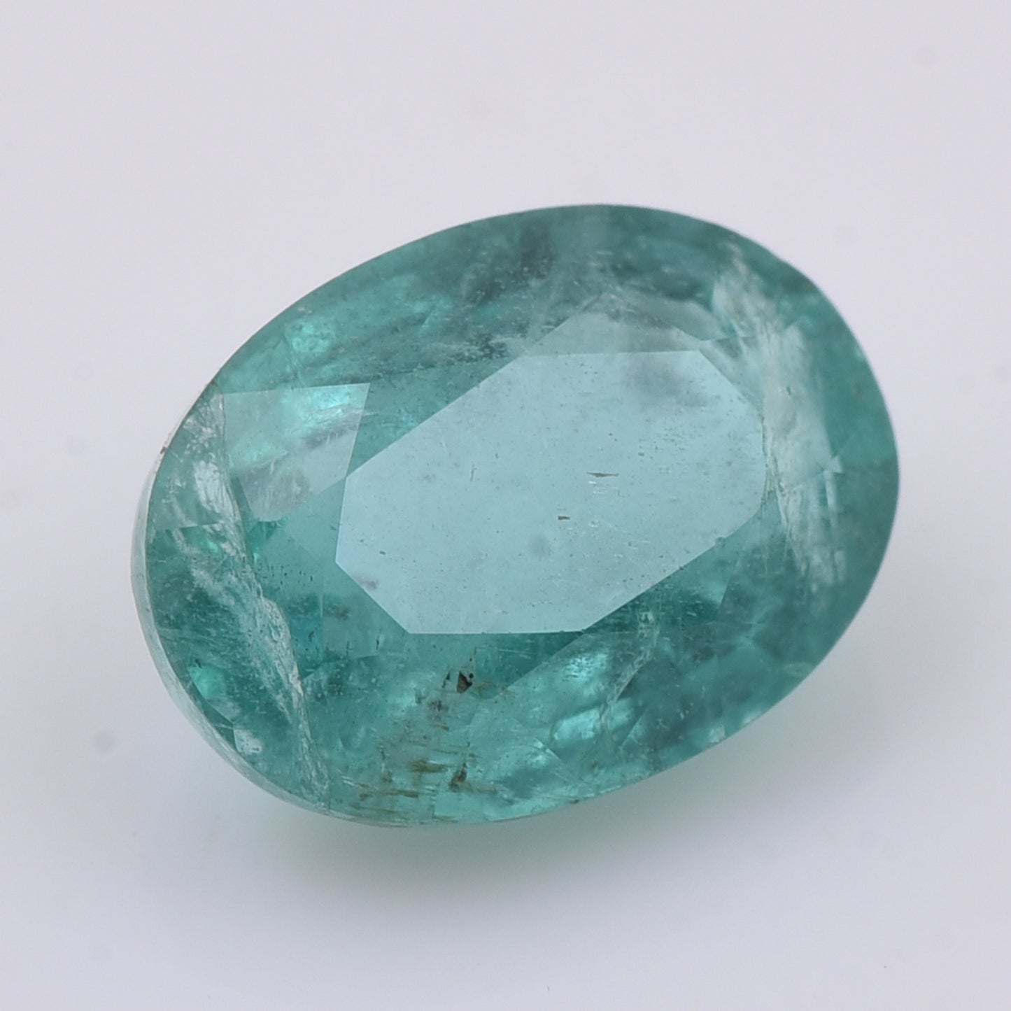 1.4 Natural Beryl Emerald Oval Mixed Cut Gemstone