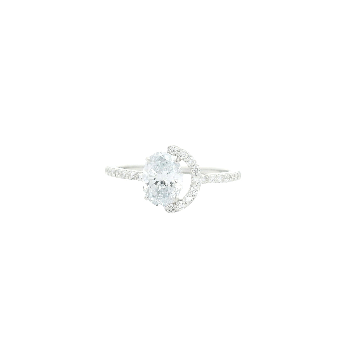 1.31 Carats Lab Grown Diamond 14K Gold Ring