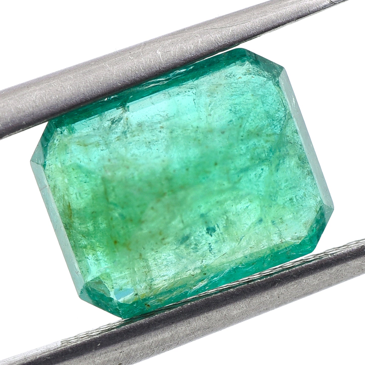3.37 Natural Beryl Emerald Emerald Cut Gemstone
