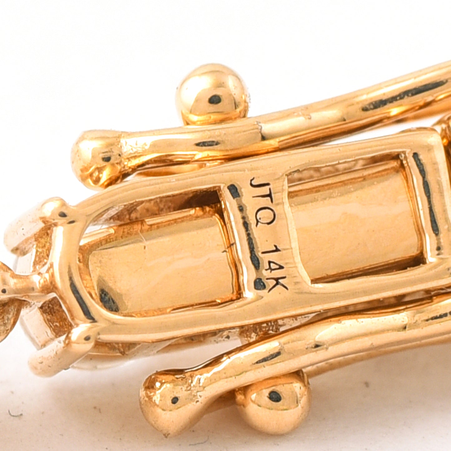 12.09 Ct Octagon, Oval Emerald 14K Gold Bracelet